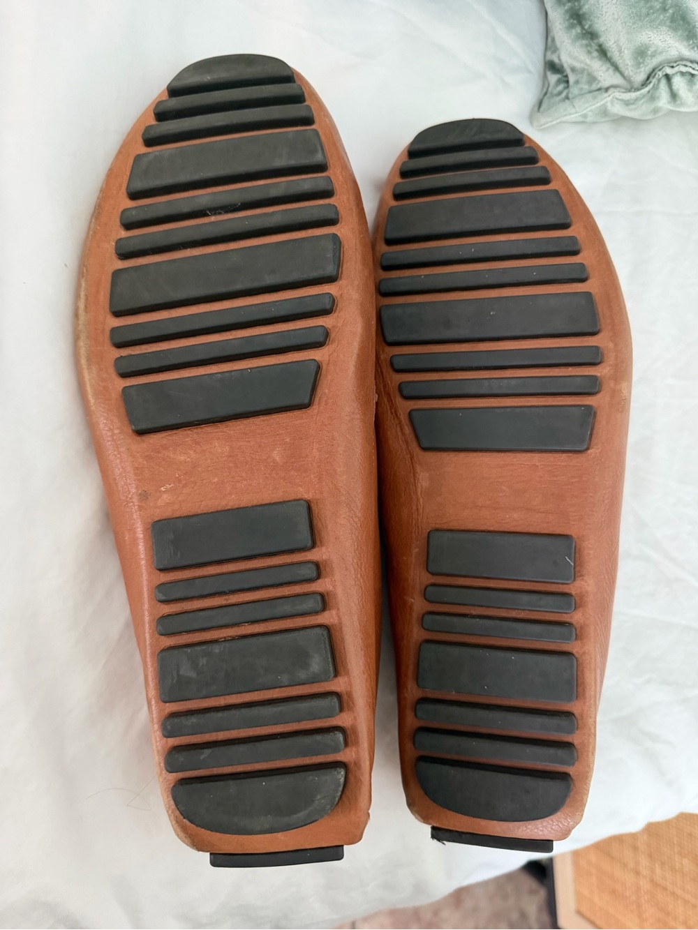 Nordstrom Men’s Brown Leather Penny Loafers size 10 - Picture 4 of 7